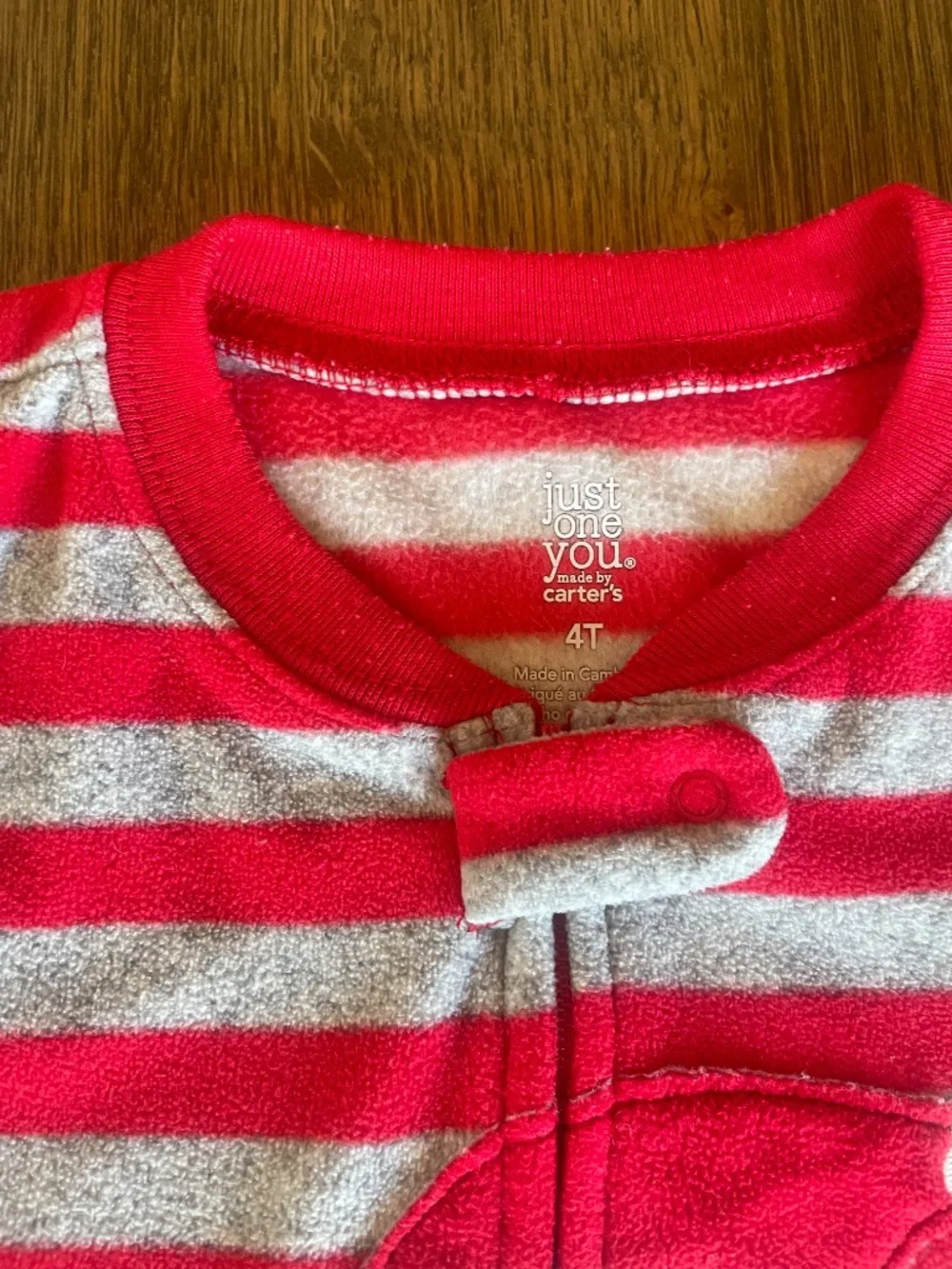 Carter’s Just One You Santa Christmas Footed Pajamas 4T
